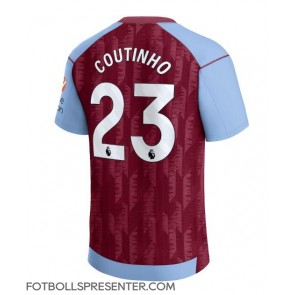 Aston Villa Philippe Coutinho #23 Hemma Matchtröja 2023-24 Kortärmad